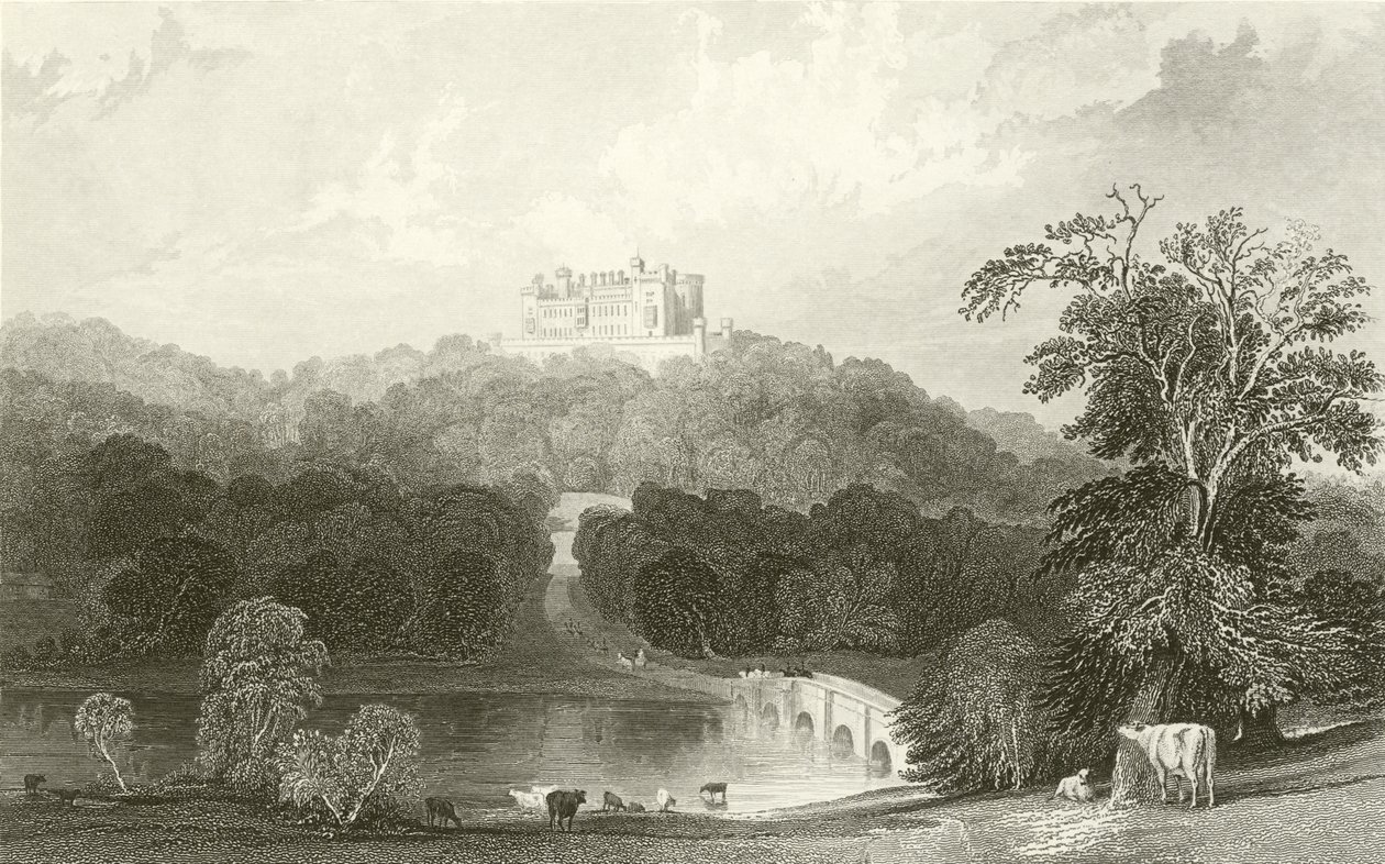 Belvoir Castle, Leicestershire by Thomas Allom