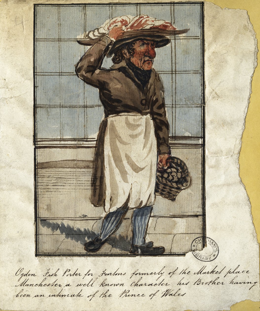 Ballad seller by Thomas Barritt