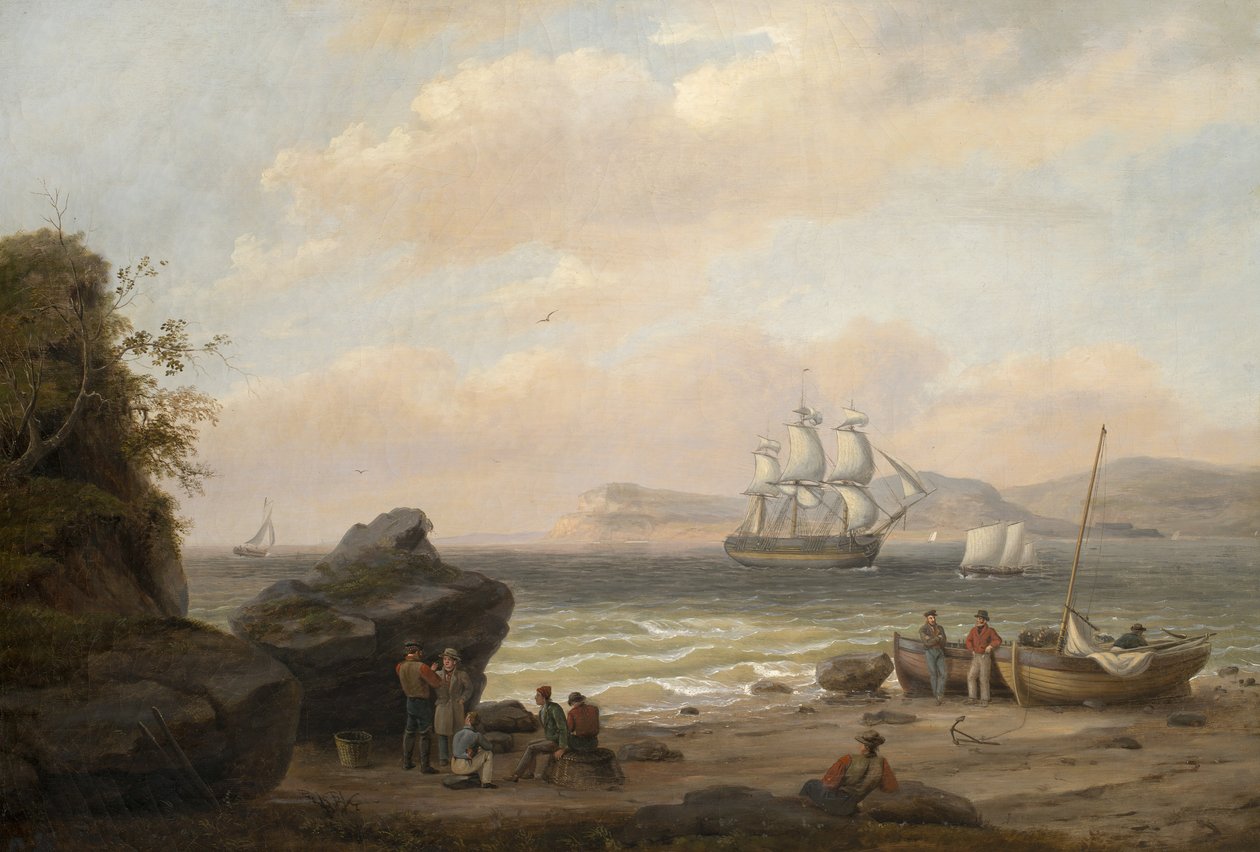 Marine View, 1835 by Thomas Birch