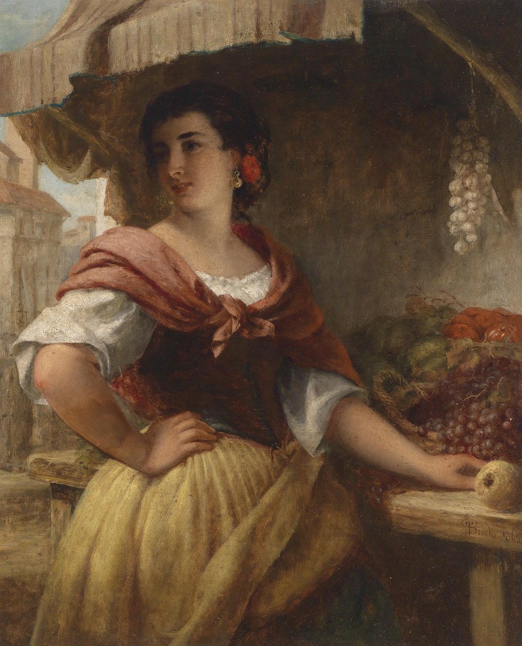 The Fruit Seller by Thomas Brooks
