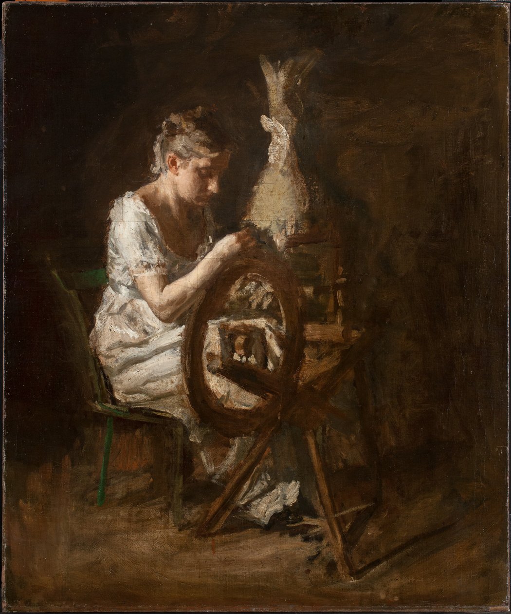 The Spinner by Thomas Eakins