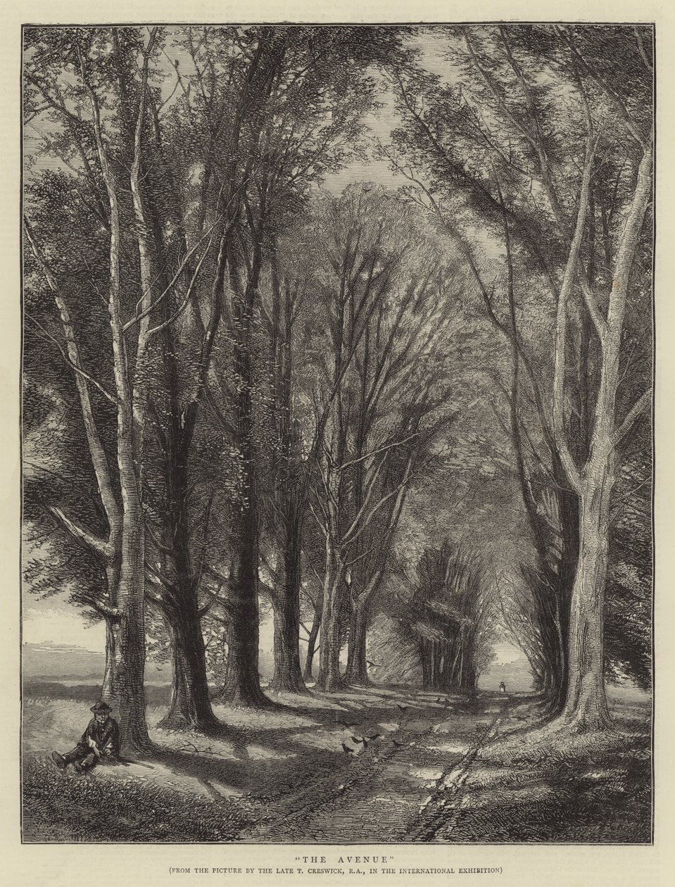 The Avenue by Thomas Creswick