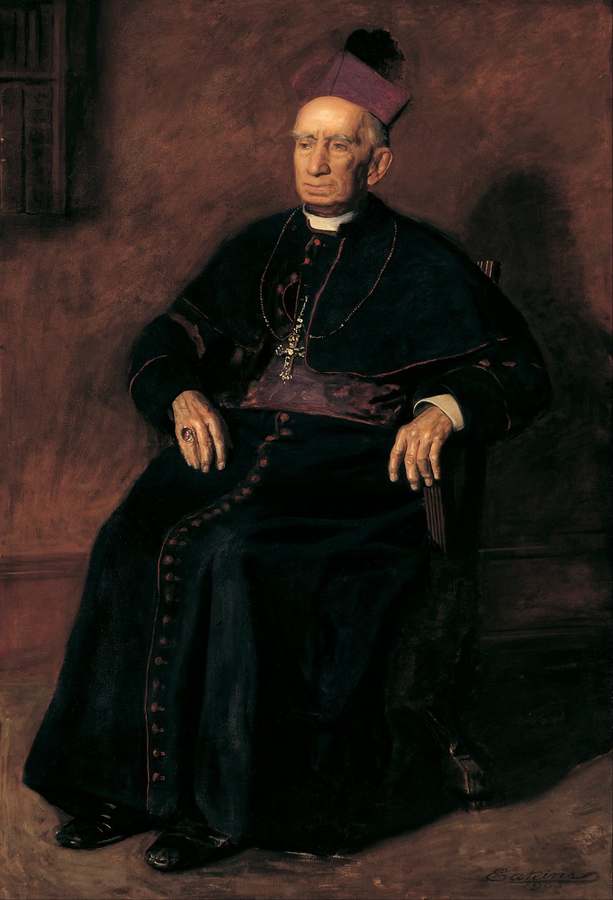 Archbishop William Henry Elder by Thomas Eakins