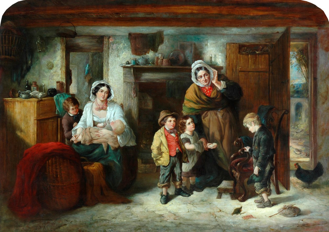 The Mitherless Bairn by Thomas Faed