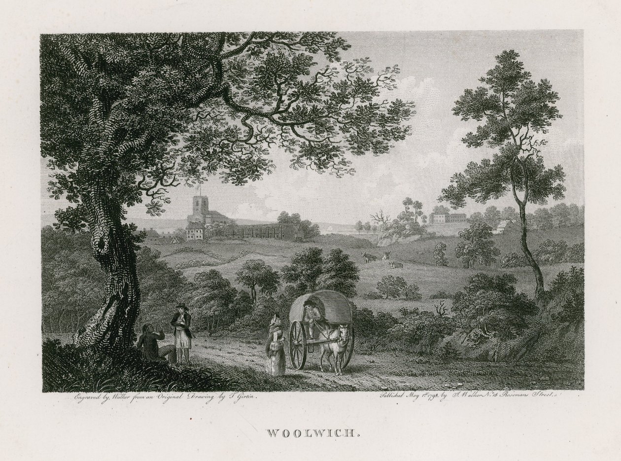 A View of Woolwich by Thomas Girtin