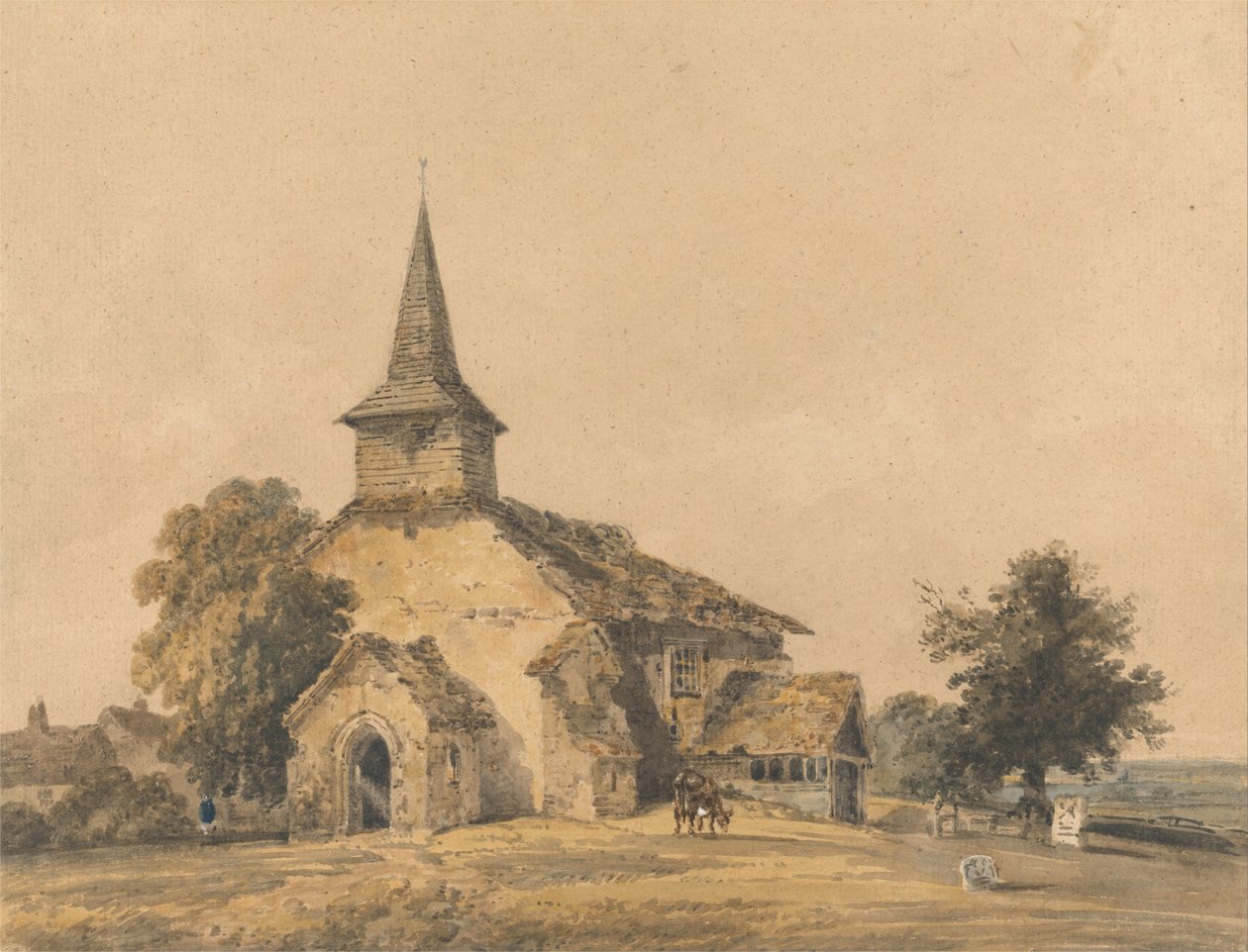 Chapel Church, Surrey by Thomas Girtin