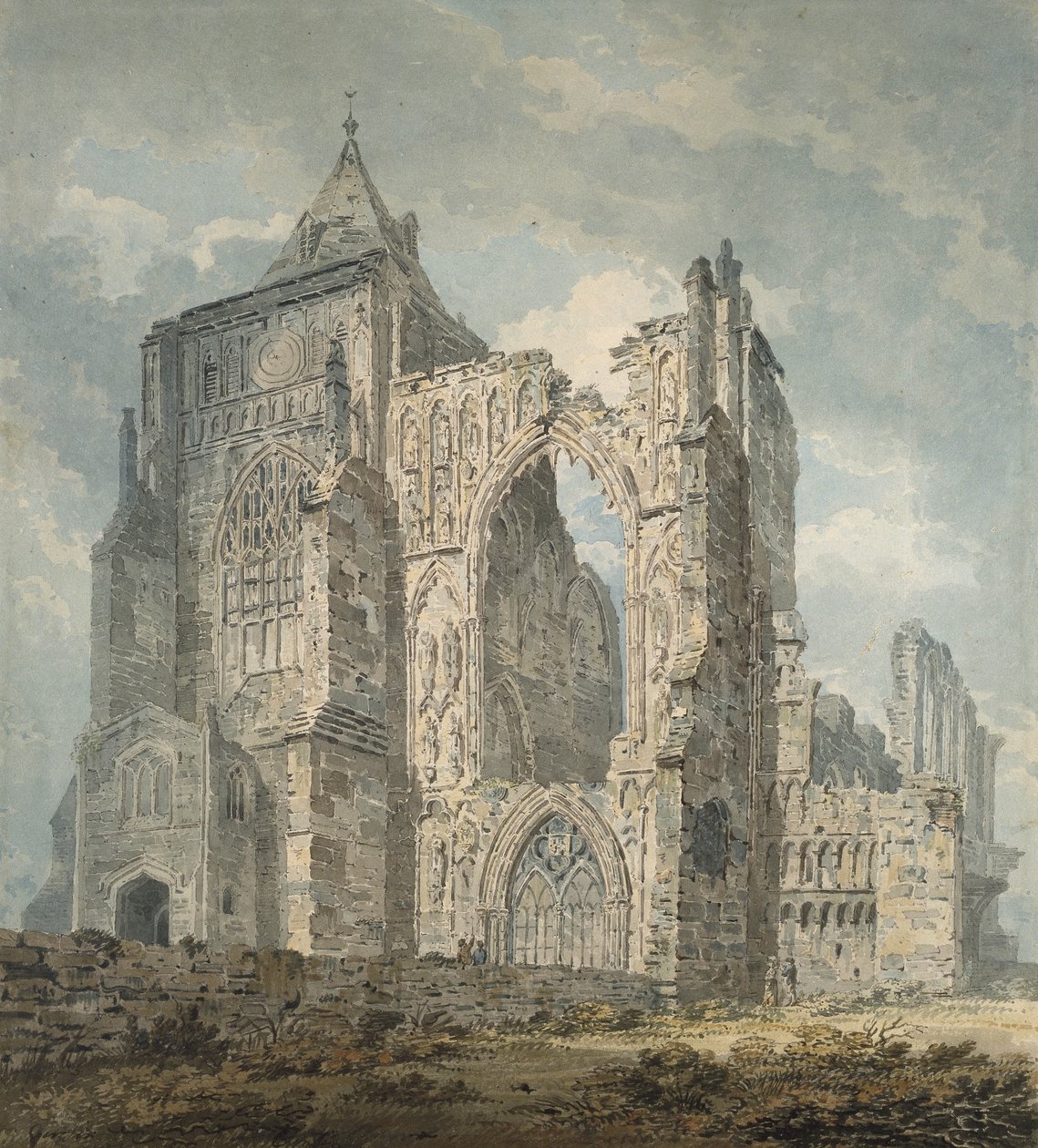 Crowland Abbey, Lincolnshire, 1793-94 by Thomas Girtin