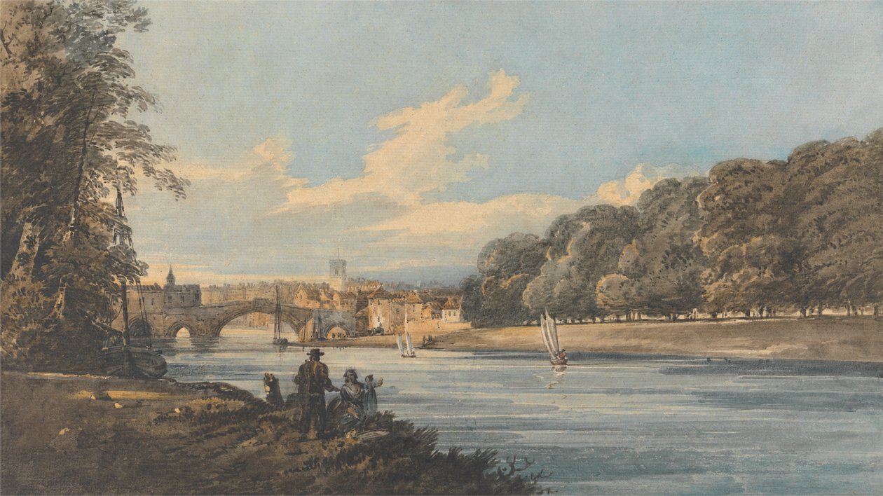The New Walk, York by Thomas Girtin