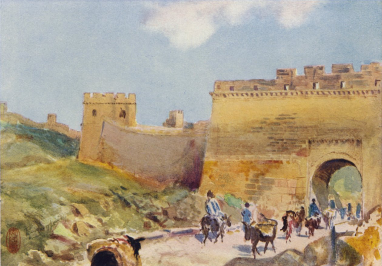 Nankow Pass, Gate of the Great Wall by Thomas Hodgson Liddell