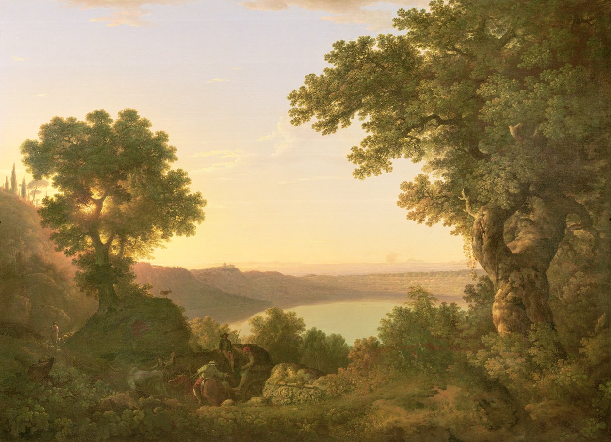 Lake Albano, Italy by Thomas Jones
