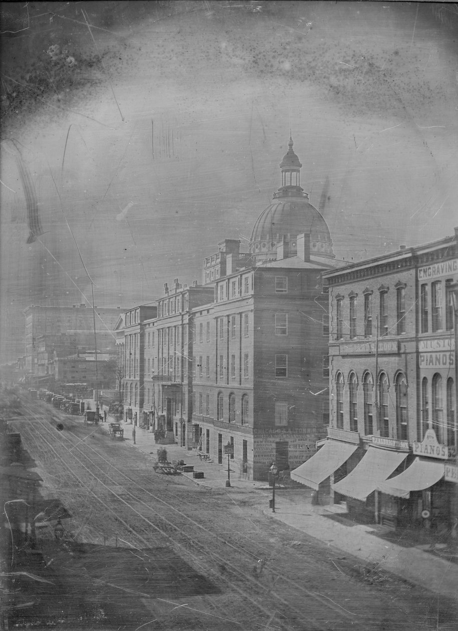 A View of Fourth Street, Looking South from Olive Street by Thomas M. Easterly