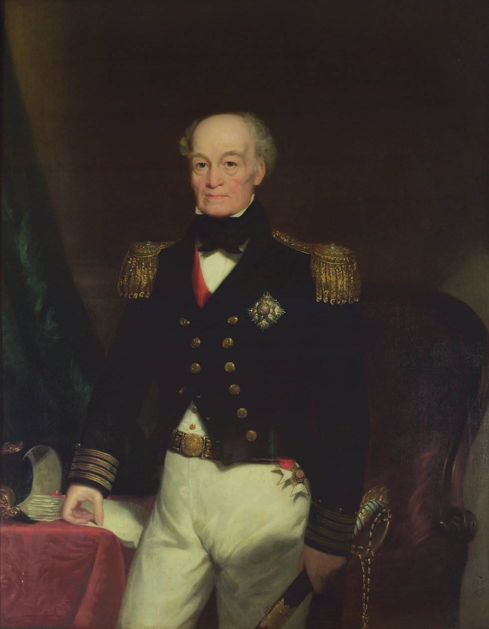 Portrait of Sir Thomas Byam Martin, 1852 by Thomas Mackay