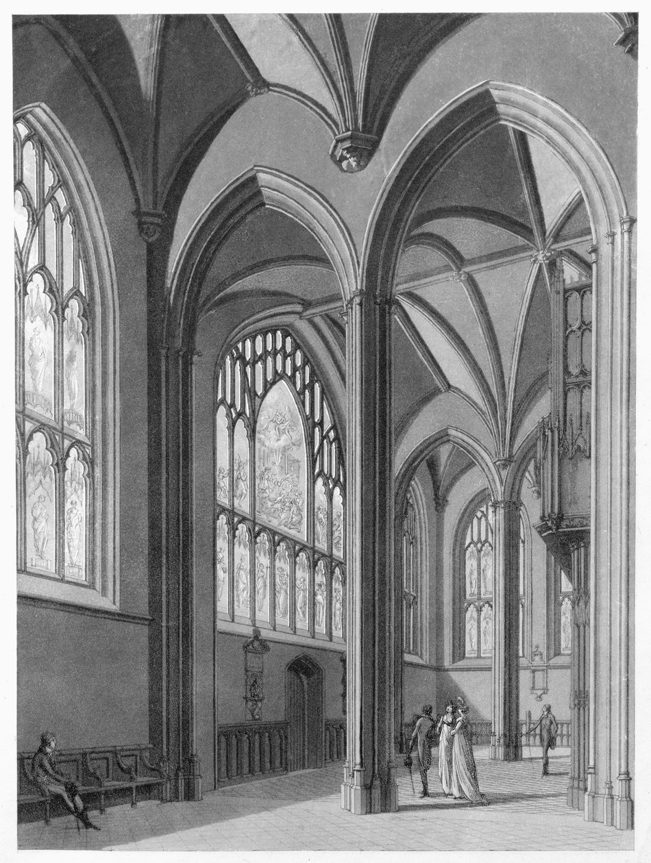 New College Ante-chapel by Thomas Malton Jnr.