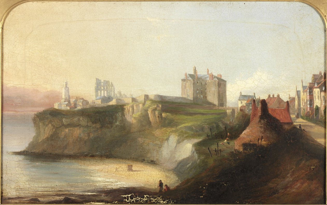 Percy Bay, Tynemouth by Thomas Miles Richardson