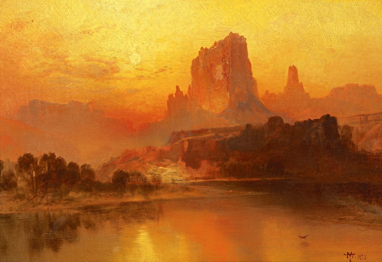 The Golden Hour by Thomas Moran