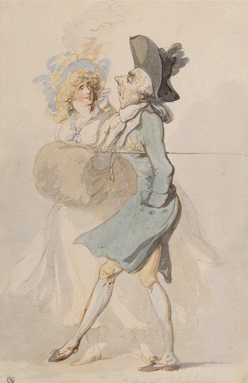 A Worn Out Debaucher by Thomas Rowlandson