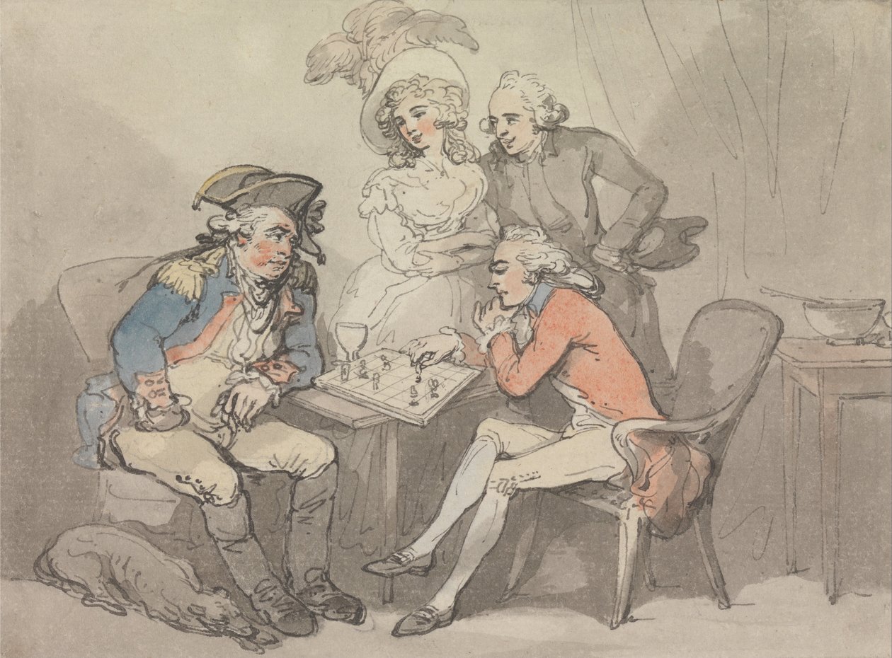 Checkmate by Thomas Rowlandson