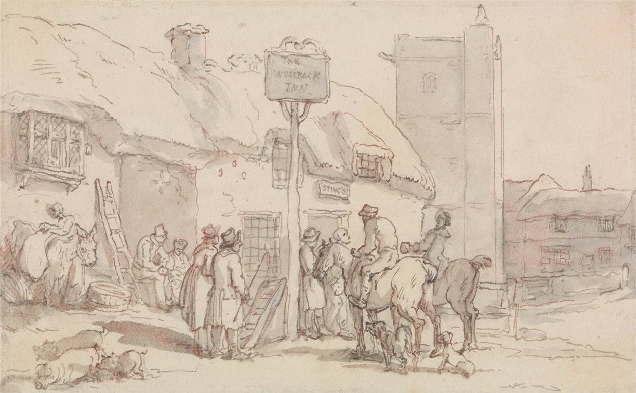 The Woolpack Inn by Thomas Rowlandson