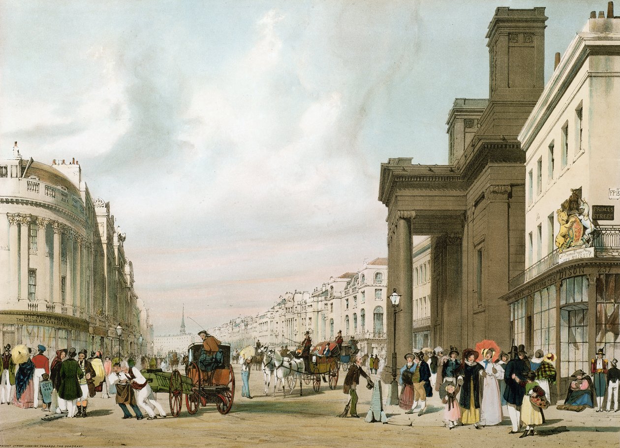 Regent Street Looking Towards the Quadrant, from 