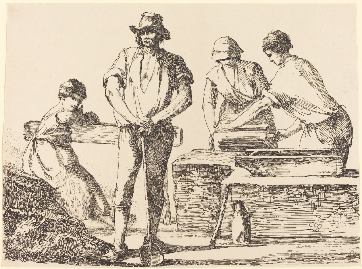 Tilemakers by Thomas Barker