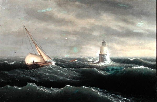 Lighthouse by Thomas Birch