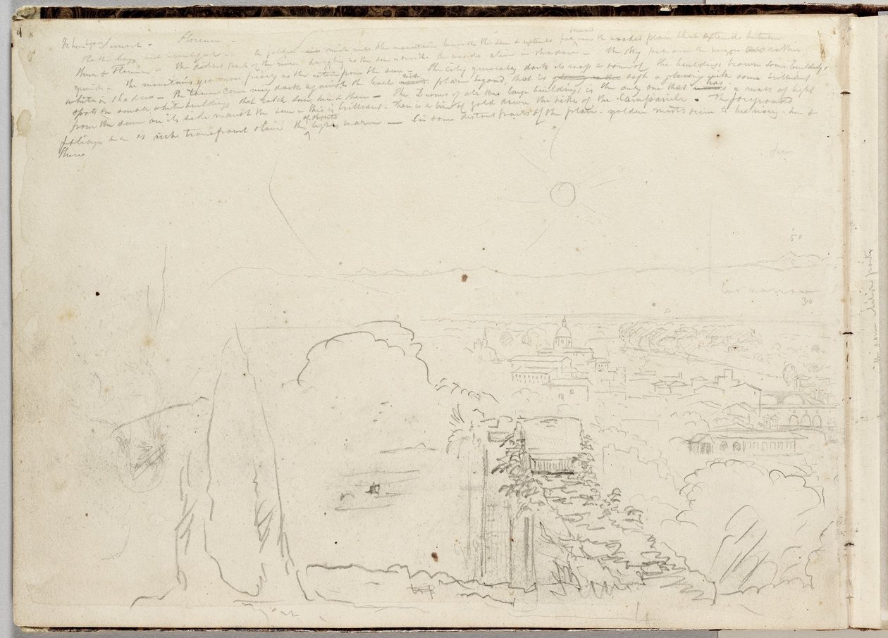Panorama of Florence by Thomas Cole