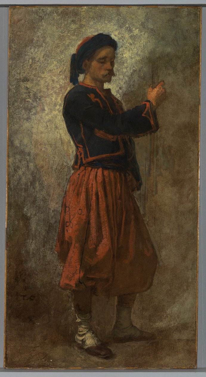 A Zouave by Thomas Couture