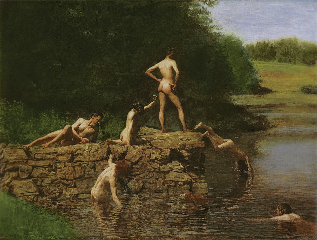 Swimming Hole by Thomas Eakins