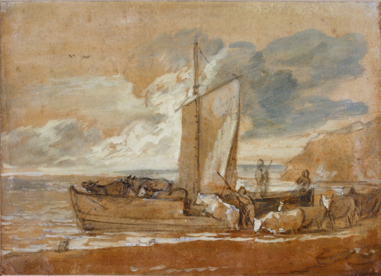 A Cattle Ferry by Thomas Gainsborough