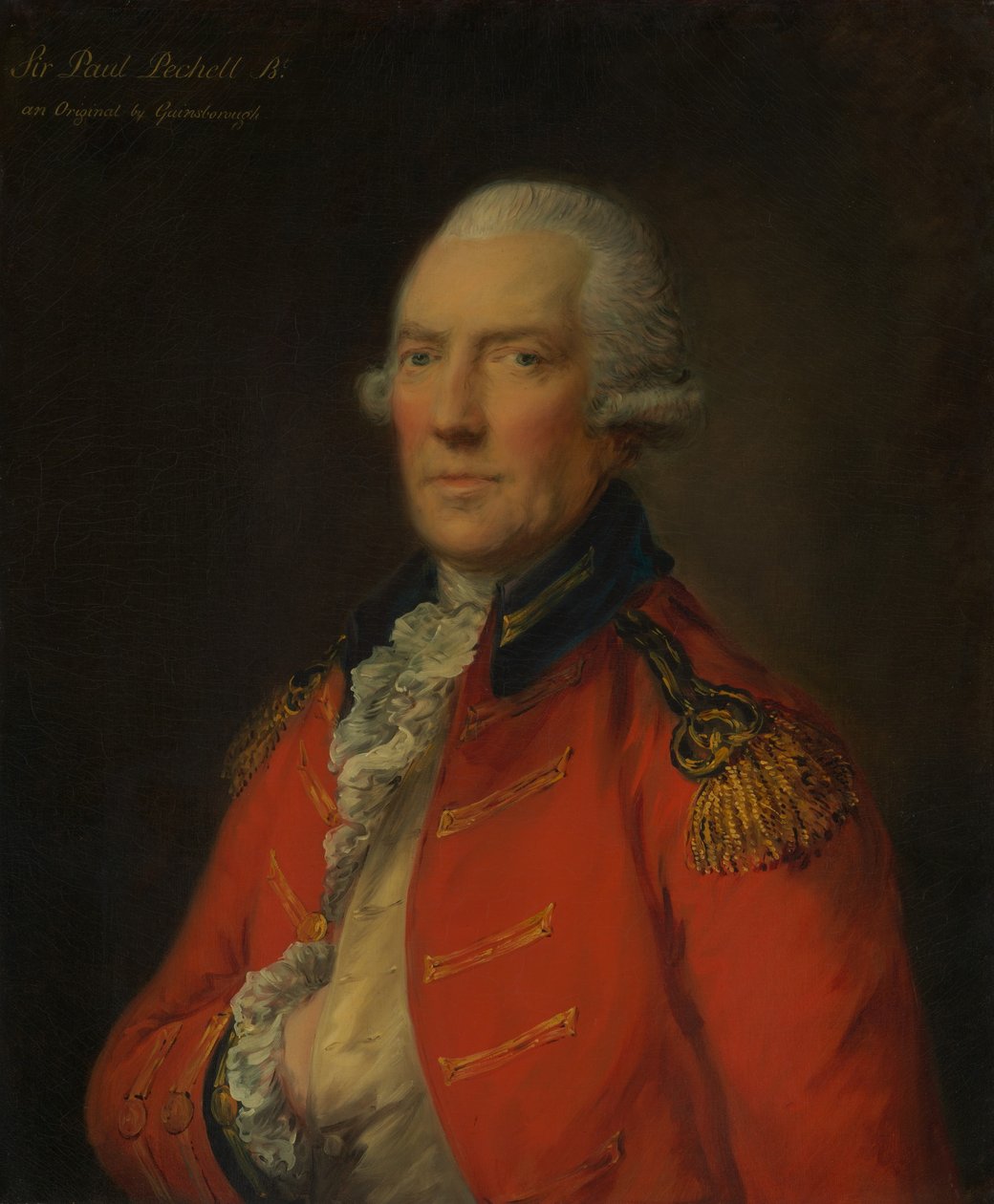 Lieutenant Colonel Paul Pechell by Thomas Gainsborough