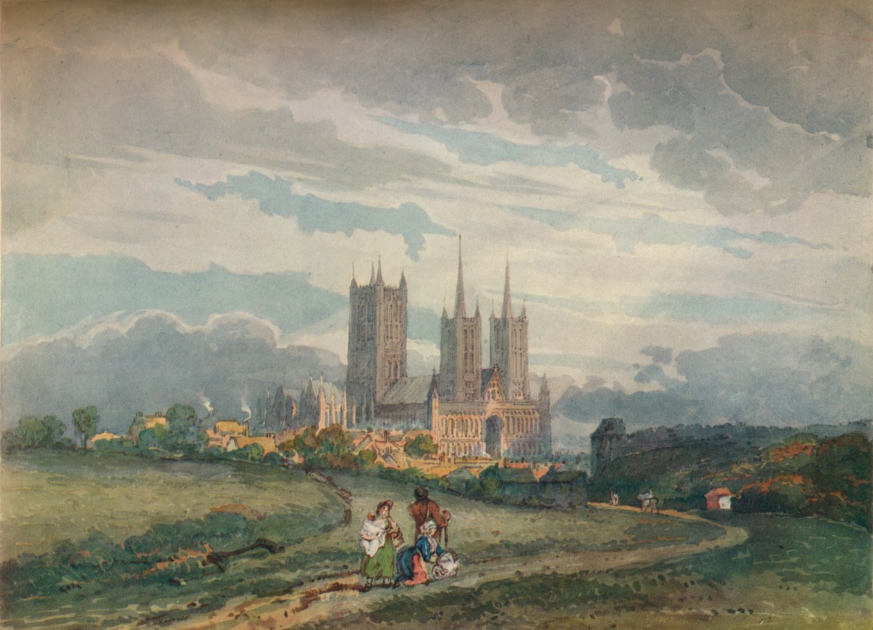 Lincoln Cathedral by Thomas Girtin