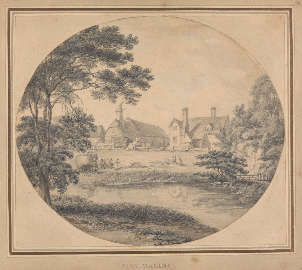 Haymaking by Thomas Hearne