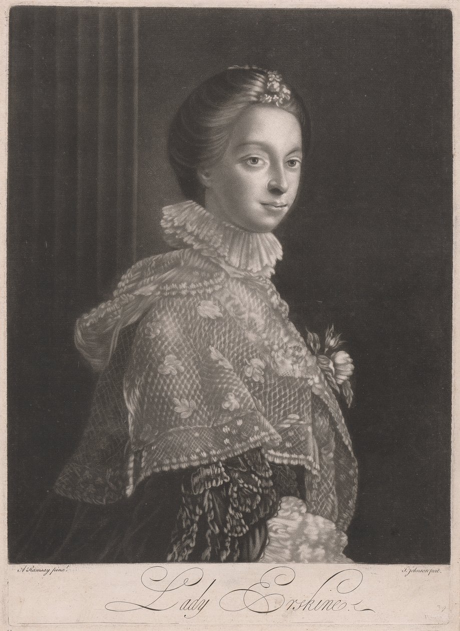 Lady Erskine by Thomas Johnson