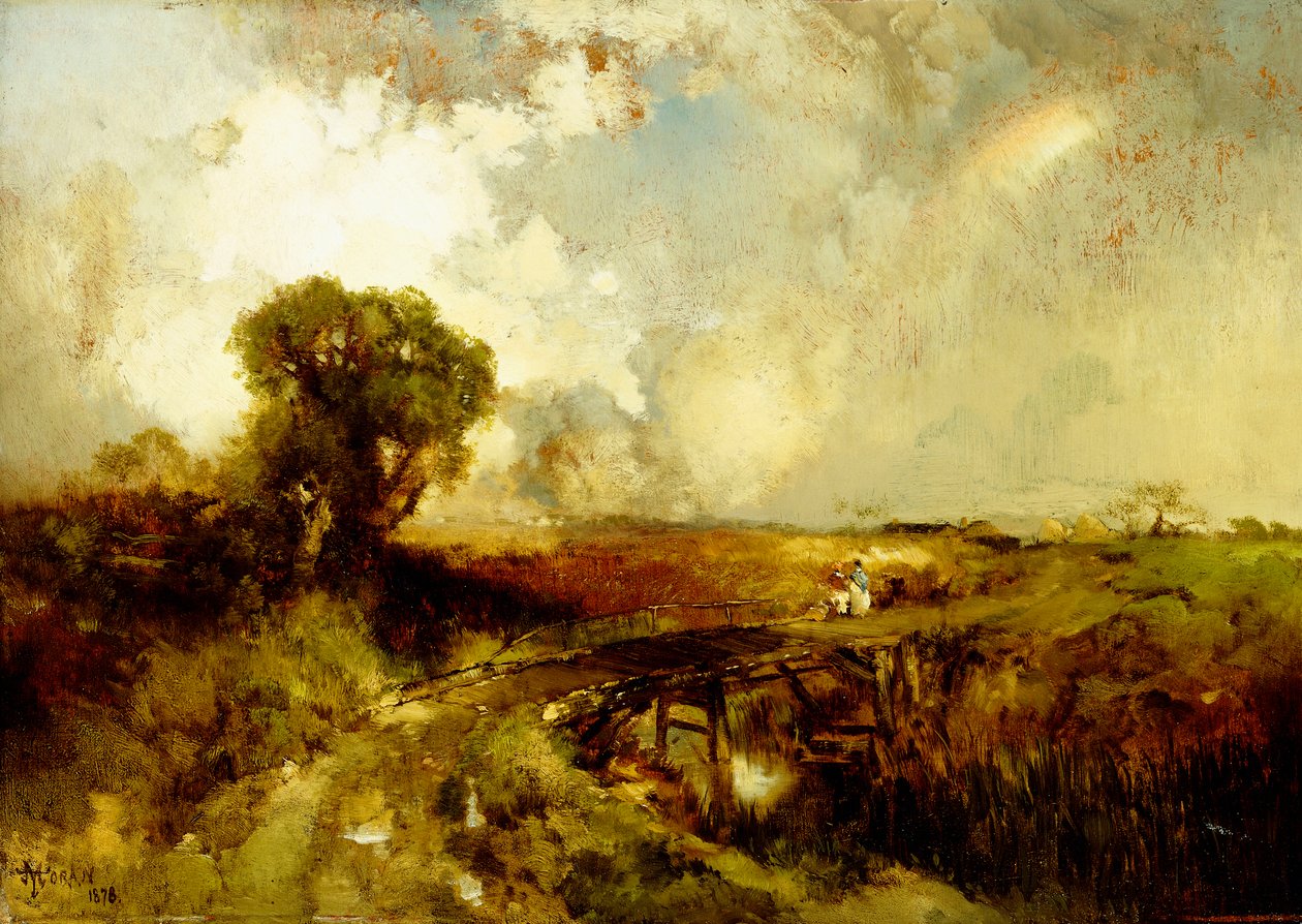 A Summer Shower by Thomas Moran