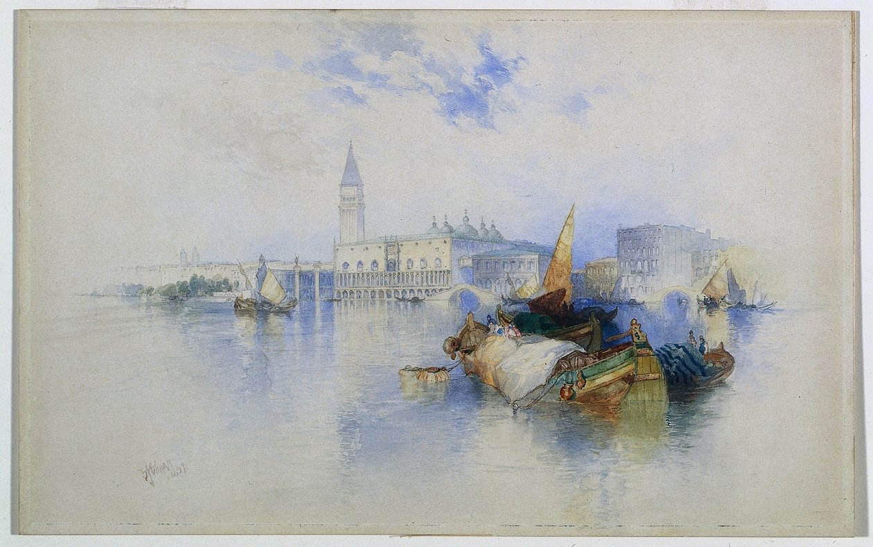 Basin of San Marco by Thomas Moran