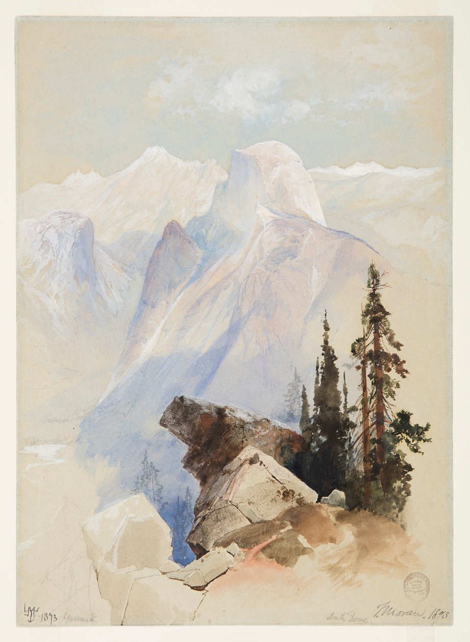 Half Dome, Yosemite by Thomas Moran