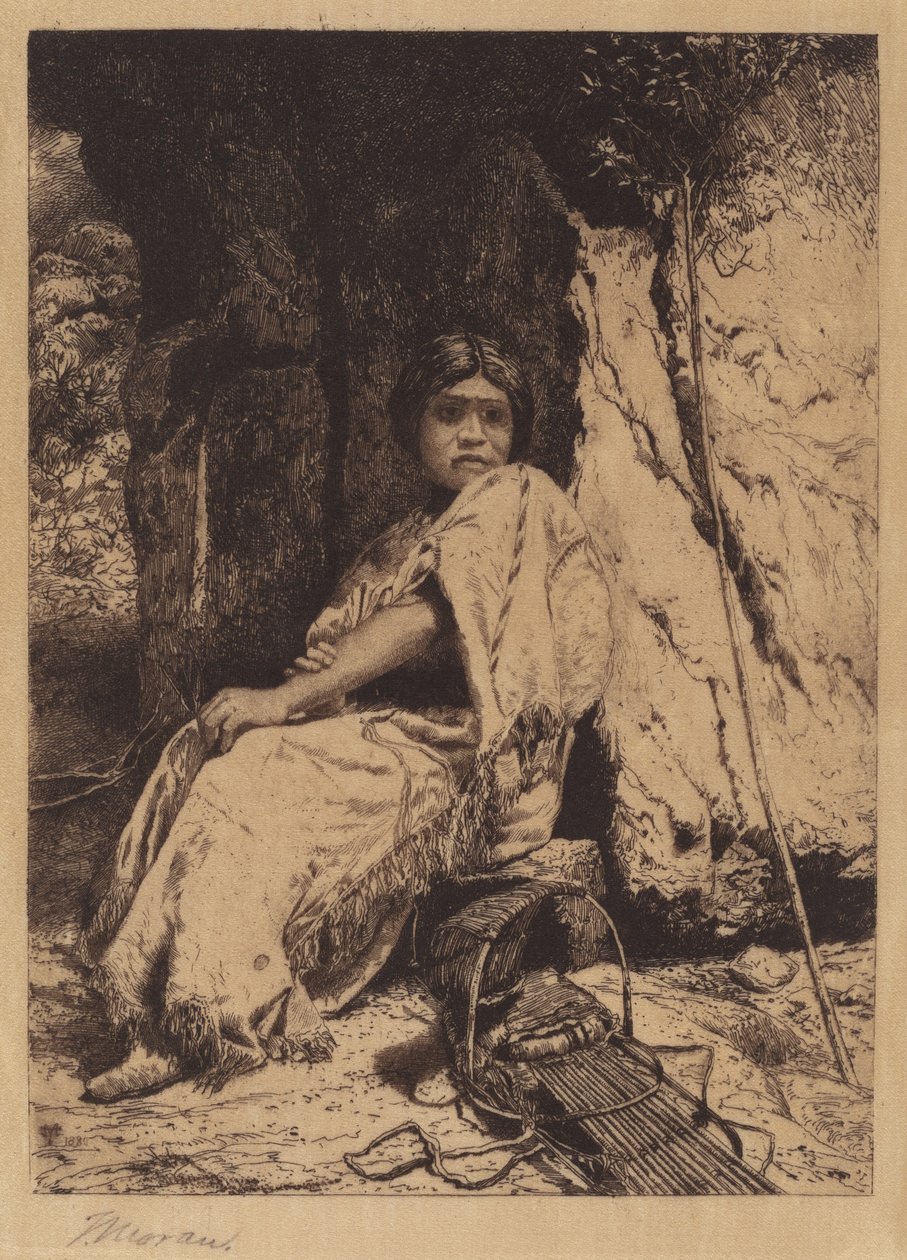 The Empty Cradle by Thomas Moran