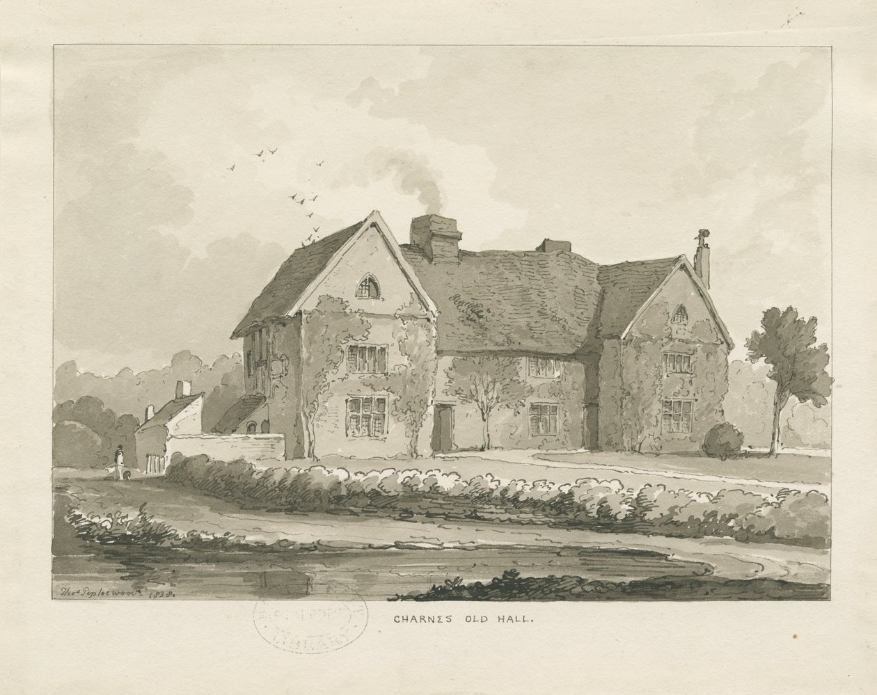 Charnes Hall by Thomas Peploe Wood