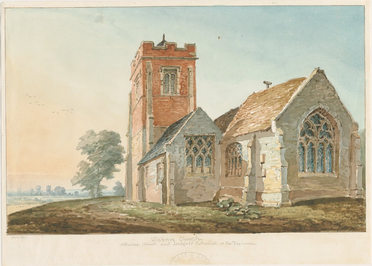Wichnor Church by Thomas Peploe Wood
