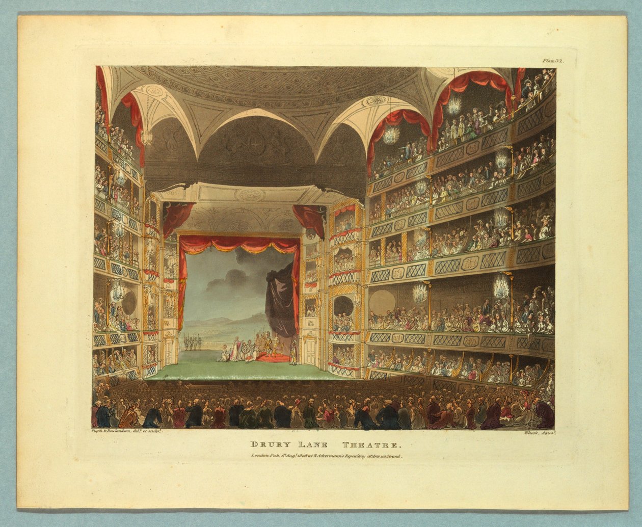 Drury Lane Theater from Ackermann