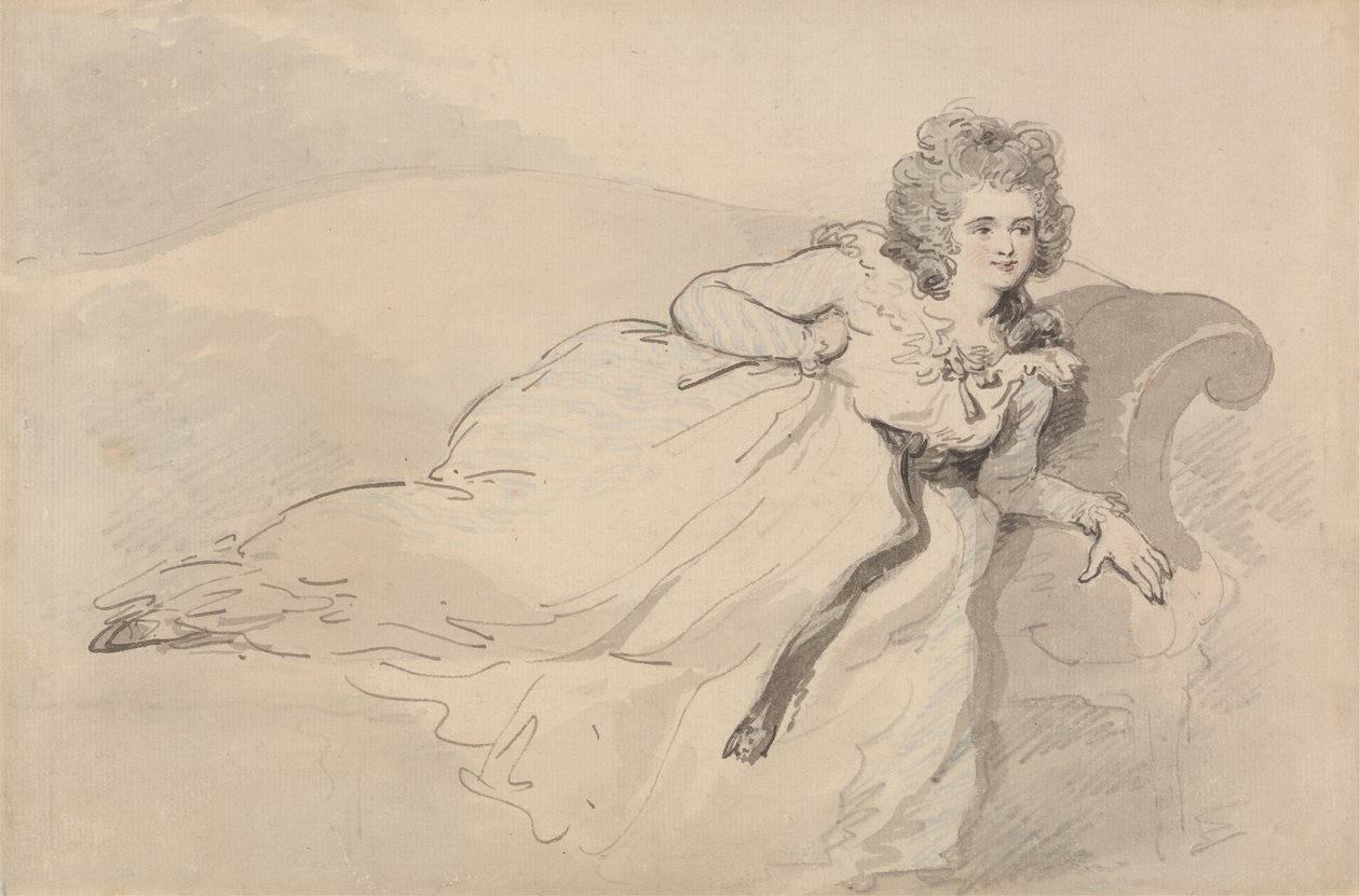 Mrs. Abington by Thomas Rowlandson