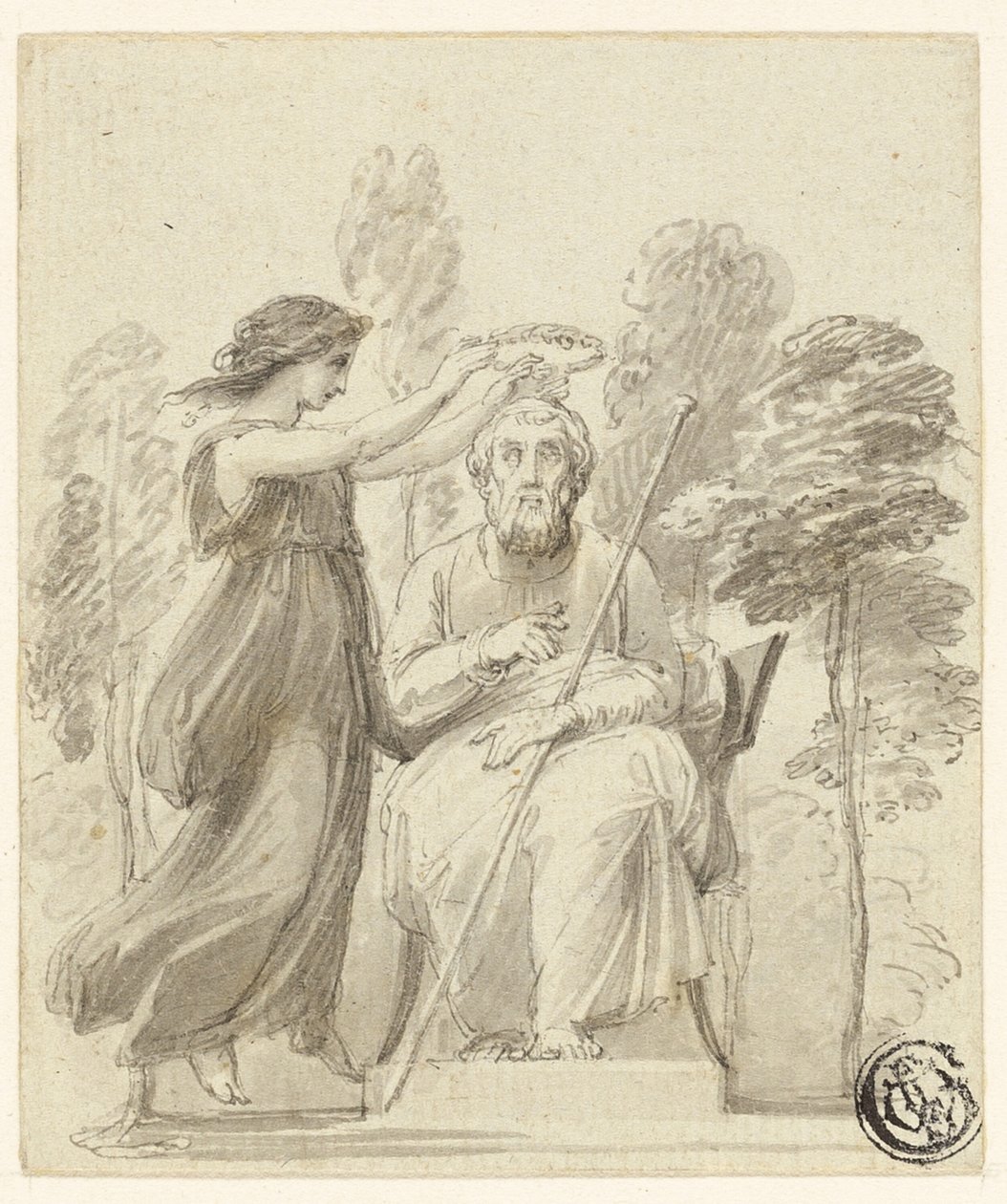 Crowning Homer by Thomas Stothard