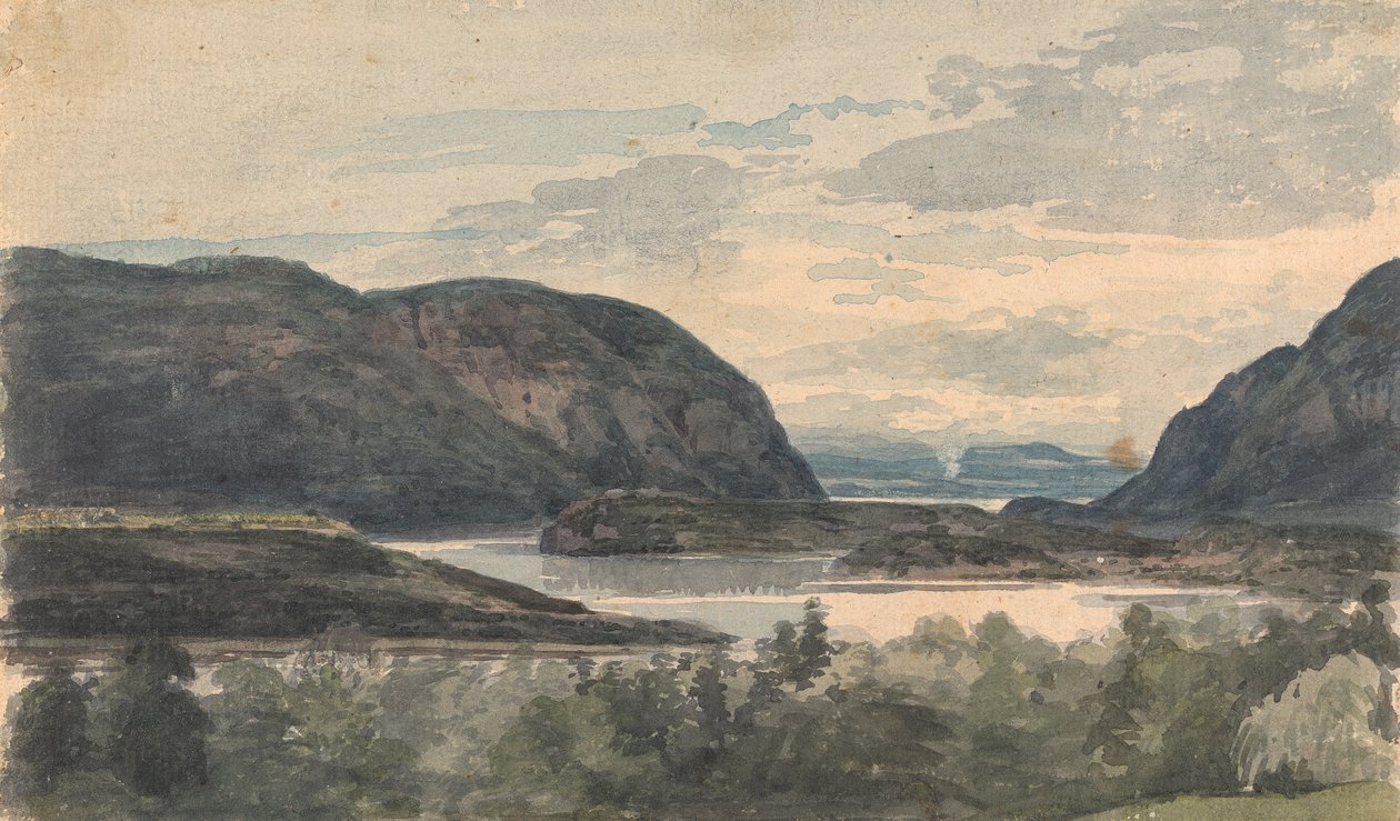 The Hudson From Phillips by Thomas Sully