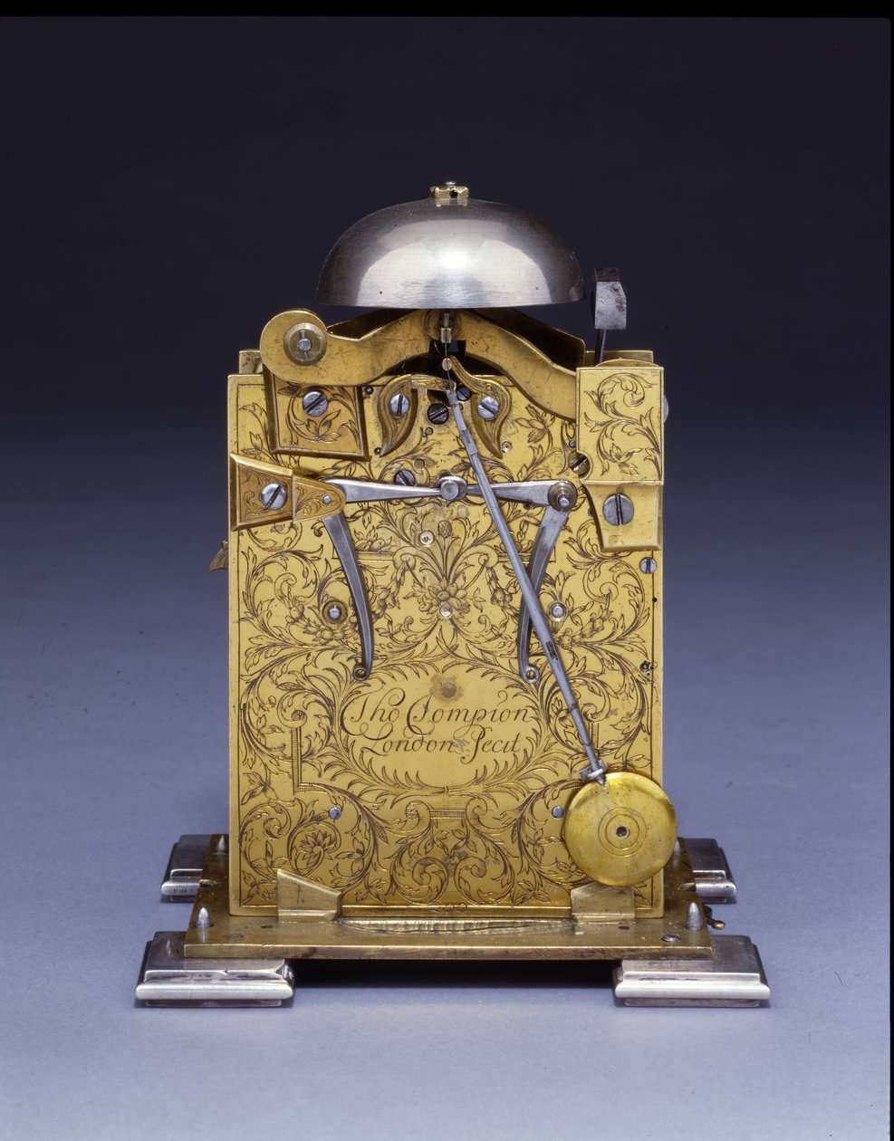 Miniature striking bracket clock, no.222, c.1695 by Thomas Tompion