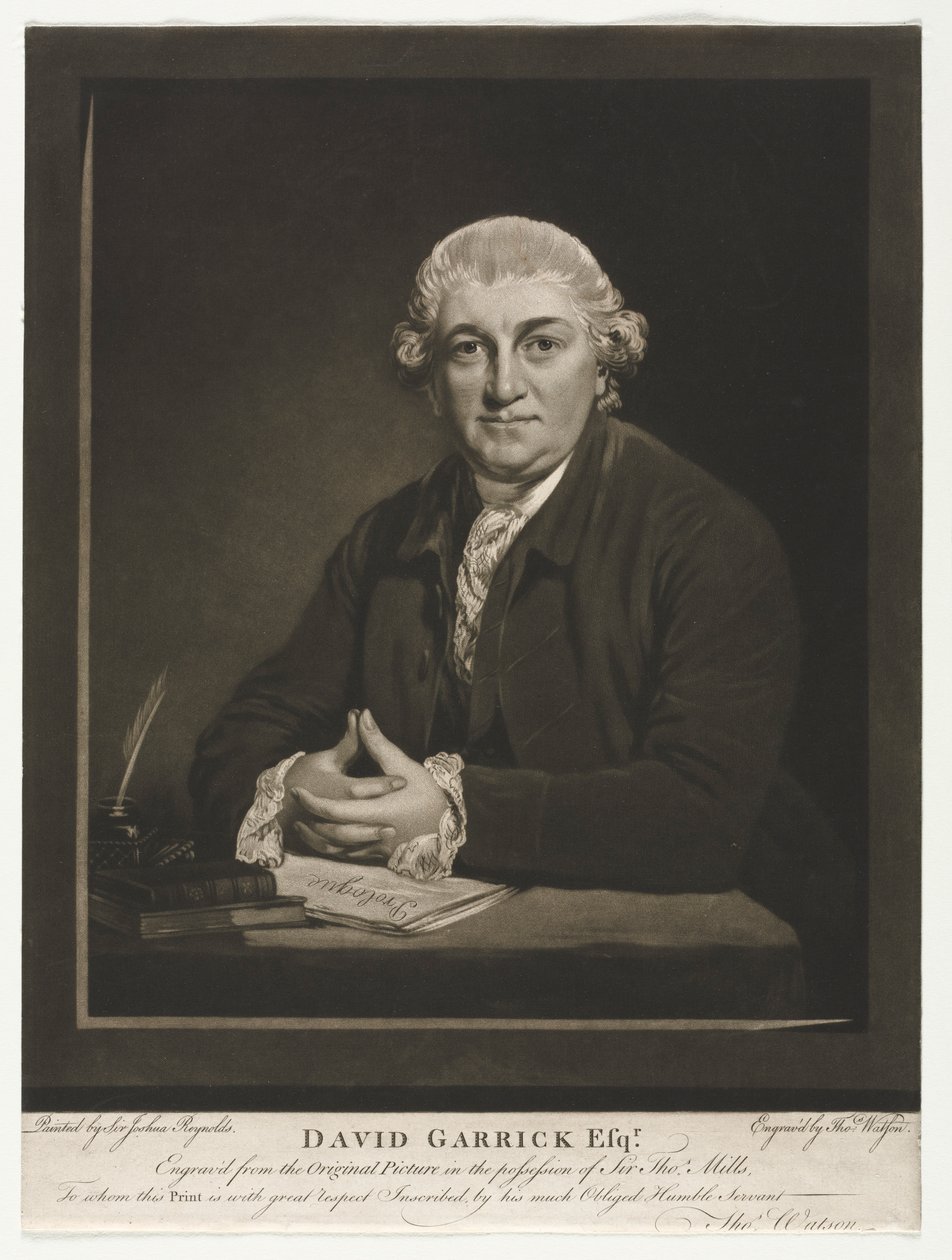 David Garrick by Thomas Watson