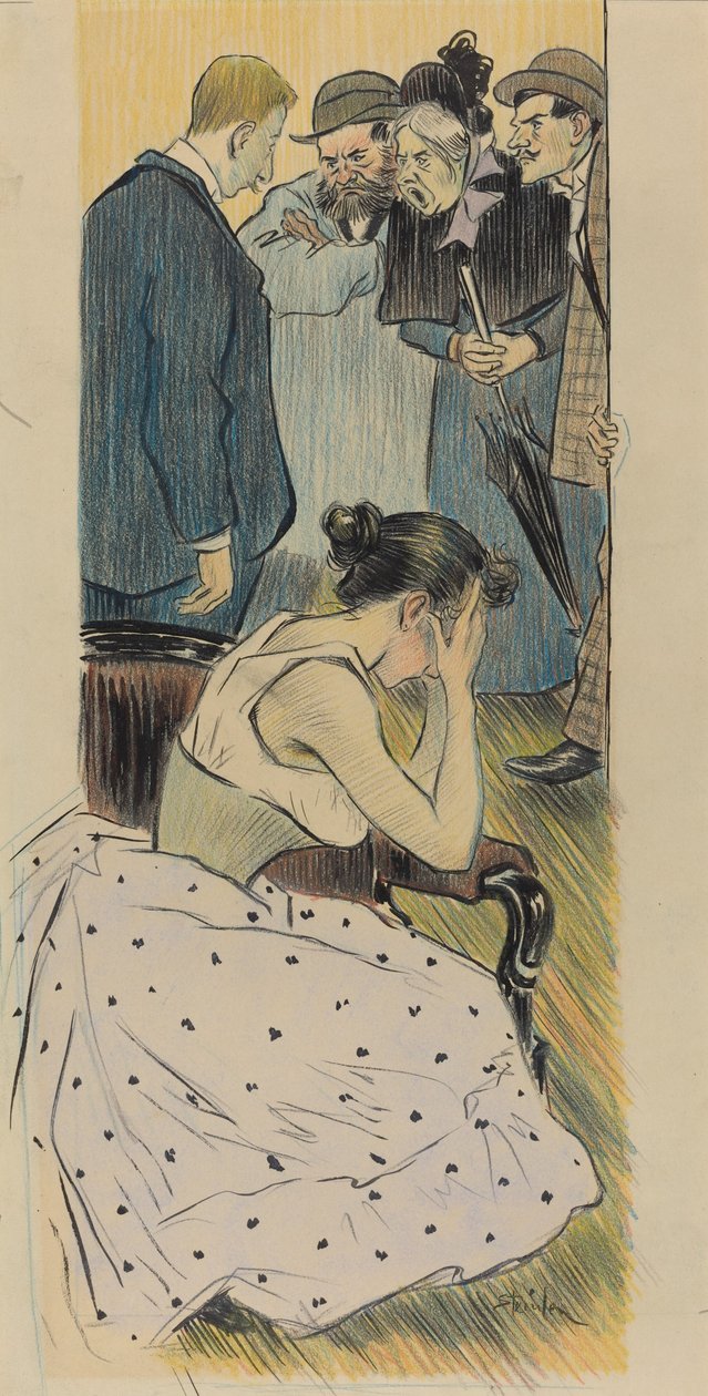 His Family (Song) by Théophile Alexandre Steinlen