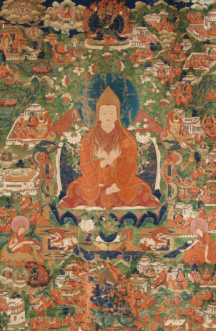 Tsongkhapa by Tibetan culture.