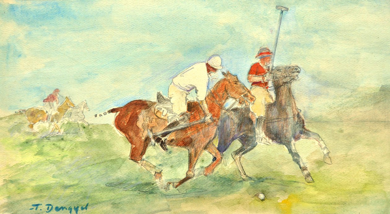 Polo Match by Tibor Dengyel