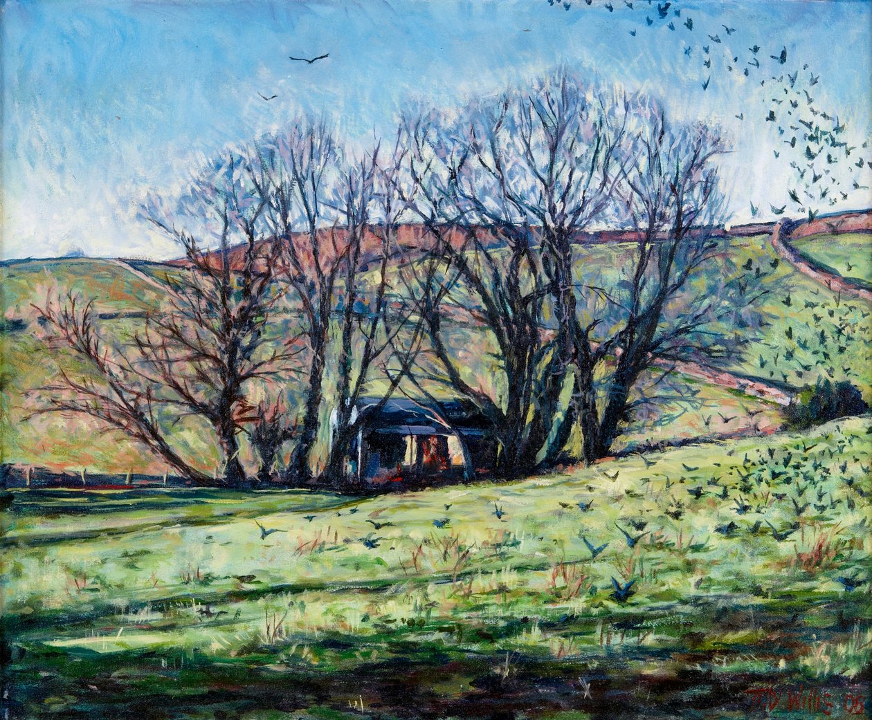 Crows Rising, 2009 by Tilly Willis