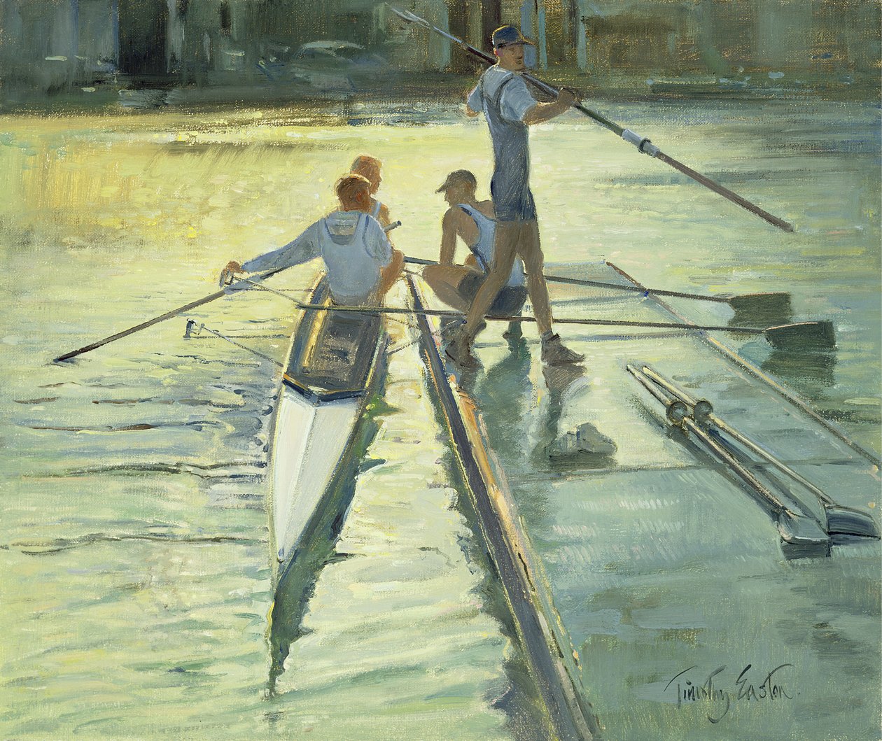 Sunset Raft by Timothy Easton